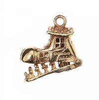 9CT GOLD BOOT CHARM at Ross's Online Art Auctions