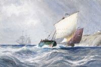 SAILING OFF WHITEHEAD by Joseph William Carey RUA at Ross's Online Art Auctions