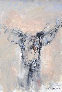 STAG'S HEAD by Con Campbell at Ross's Online Art Auctions
