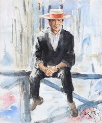 THE GONDOLIER by Gordon King at Ross's Online Art Auctions