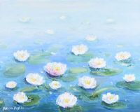 THE LILLY POND by Patricia Hughes at Ross's Online Art Auctions