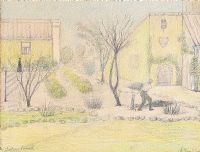 GARDEN BANDOL, SOUTH OF FRANCE by Arthur Power RHA at Ross's Online Art Auctions