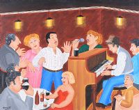 THE SING ALONG by George Smyth at Ross's Online Art Auctions