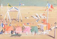 FRENCH BEACH by Father Jack P. Hanlon RHA at Ross's Online Art Auctions
