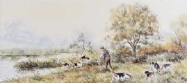 BEAGLES, BALLYNAHINCH by Hamilton Sloan at Ross's Online Art Auctions