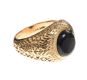 14CT GOLD CABOCHON STONE RING at Ross's Online Art Auctions