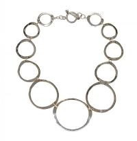 STERLING SILVER HOOP NECKLACE at Ross's Online Art Auctions