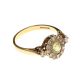 18CT GOLD PERIDOT AND DIAMOND RING at Ross's Online Art Auctions