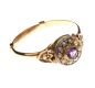TWO 9CT GOLD AMETHYST AND SEED PEARL ITEMS OF JEWELLERY at Ross's Online Art Auctions