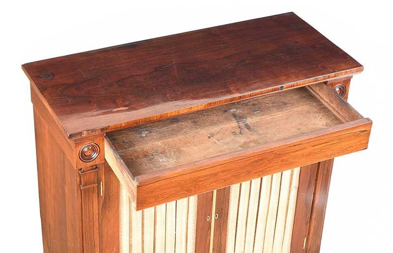 REGENCY ROSEWOOD SIDE CABINET at Ross's Online Art Auctions