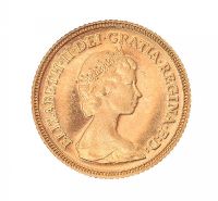 GOLD HALF SOVEREIGN at Ross's Online Art Auctions