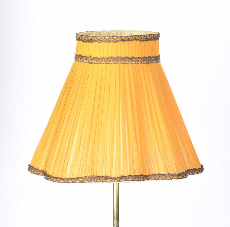 ANTIQUE STANDARD LAMP & SHADE at Ross's Online Art Auctions