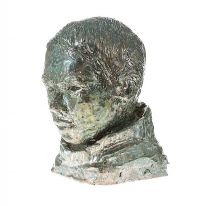 HEAD OF A BOY by Hilary Bryson at Ross's Online Art Auctions