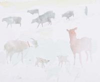COWS & GOATS by Tom Carr HRHA HRUA at Ross's Online Art Auctions