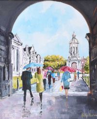 TRINITY, DUBLIN by Holly Hanson at Ross's Online Art Auctions
