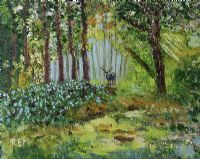 WILD WOOD by Rose Elizabeth Moorcroft at Ross's Online Art Auctions