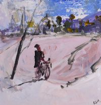 CYCLING HOME by Rachel Grainger Hunt at Ross's Online Art Auctions
