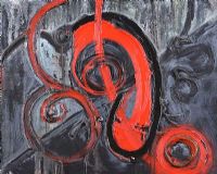ABSTRACT by John Hobbs at Ross's Online Art Auctions