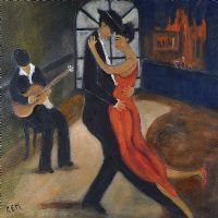 TANGO by Rose Elizabeth Moorcroft at Ross's Online Art Auctions