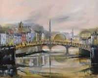 HA'PENNY BRIDGE, COUNTY DUBLIN by Niall Campion at Ross's Online Art Auctions