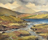 RIVER, CONNEMARA by D. O'Donnell at Ross's Online Art Auctions