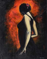 FLAMENCO DANCER II by Pat Ryan at Ross's Online Art Auctions