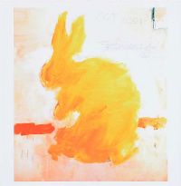 YELLOW HARE by Basil Blackshaw HRHA HRUA at Ross's Online Art Auctions