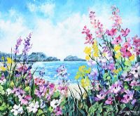WILD FLOWERS by Andy Saunders at Ross's Online Art Auctions