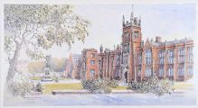 QUEEN'S UNIVERSITY, BELFAST by R.G. Mulree at Ross's Online Art Auctions