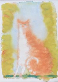 GINGER CAT by Neil Shawcross RHA RUA at Ross's Online Art Auctions