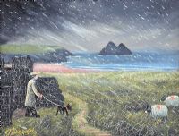 LOOKING FOR SHELTER by James Downie at Ross's Online Art Auctions