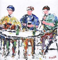 HAPPY HOUR by Rosalie at Ross's Online Art Auctions