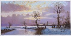 PEACEFUL EVENING by S. Ritchett at Ross's Online Art Auctions