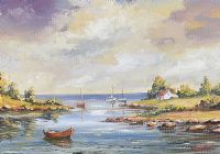 STRANGFORD LOUGH, COUNTY DOWN by Darin Paul at Ross's Online Art Auctions