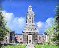 THE TOWER AT TRINITY COLLEGE DUBLIN by Sean Lorinyenko at Ross's Online Art Auctions