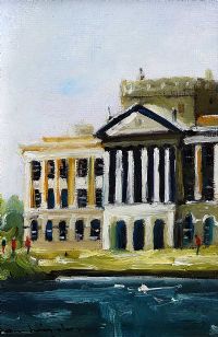 LYME PARK HOUSE, CHESHIRE, ENGLAND by Sean Lorinyenko at Ross's Online Art Auctions