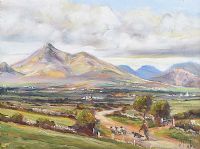 THE MOURNE MOUNTAINS by Vittorio Cerefice at Ross's Online Art Auctions