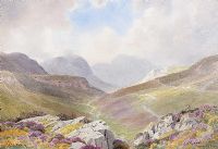 THE ANNALONG VALLEY, MOUNTAINS OF MOURNE by Joseph William Carey RUA at Ross's Online Art Auctions