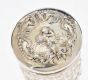 CUT GLASS DRESSING TABLE JAR WITH STERLING SILVER LID at Ross's Online Art Auctions