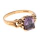 9CT GOLD AND AMETHYST RING at Ross's Online Art Auctions