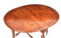 VICTORIAN BURR WALNUT SUTHERLAND TABLE at Ross's Online Art Auctions