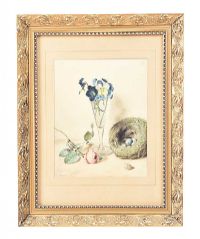 WATERCOLOUR DRAWING SIGNED W. HUNT at Ross's Online Art Auctions