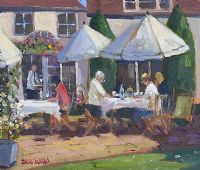 LUNCH IN THE GARDEN by Eric Ward at Ross's Online Art Auctions