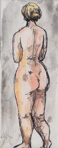 STANDING FEMALE NUDE by Daniel O'Neill at Ross's Online Art Auctions