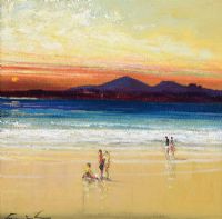 TYRELLA BEACH by William Cunningham at Ross's Online Art Auctions