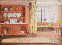 INTERIOR by M. Bateman at Ross's Online Art Auctions