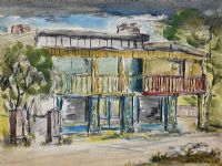 HOTEL IN AUSTRALIA by Max Maccabe HRUA FRSA at Ross's Online Art Auctions