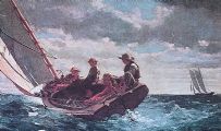 BREEZING UP by Winslow Homer at Ross's Online Art Auctions