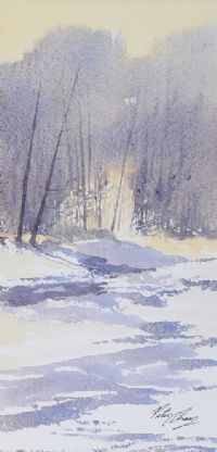WINTER WOODLANDS by Peter Shaw at Ross's Online Art Auctions