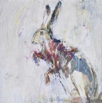 BOXING HARE by Con Campbell at Ross's Online Art Auctions